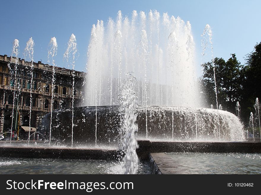 Castello Sforzesco Fountain