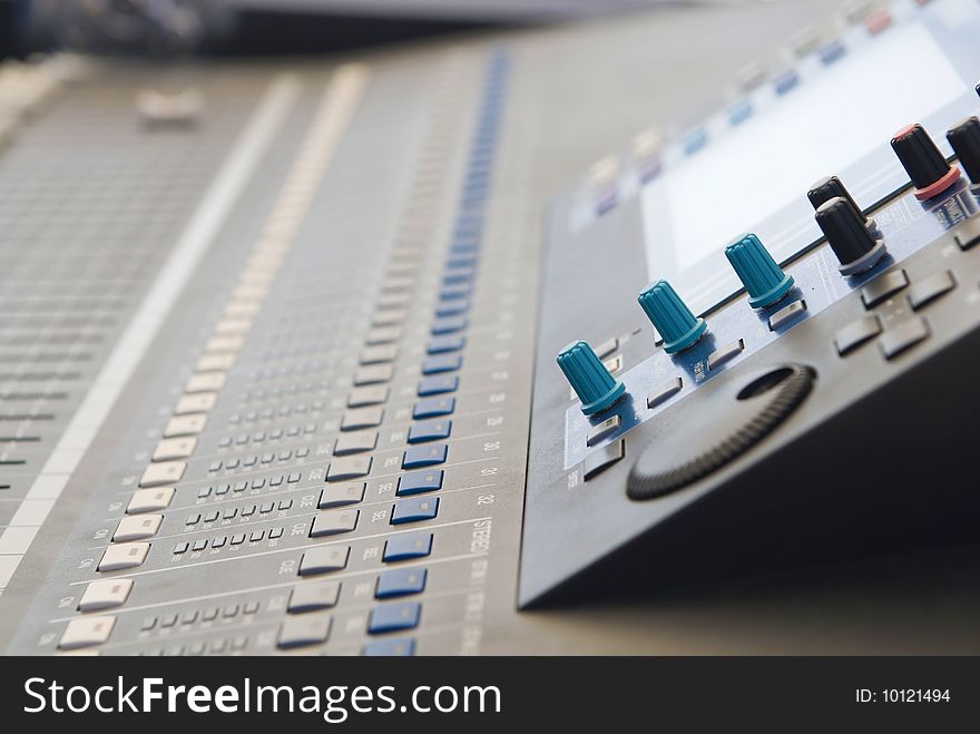 Audio Sound Mixer Console