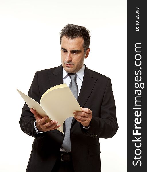 Businessman With Document