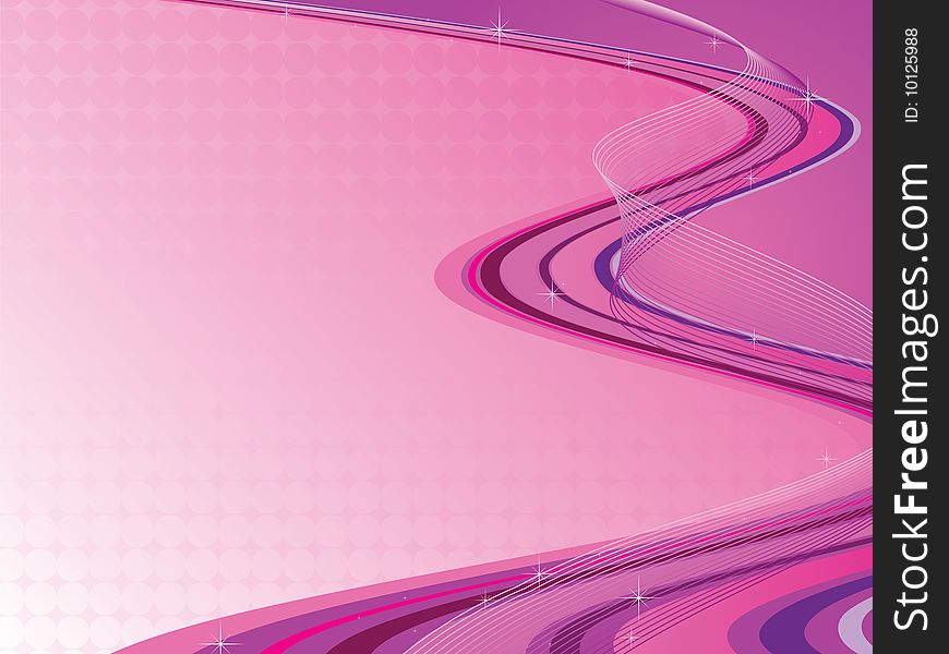 Pink Abstract Composition