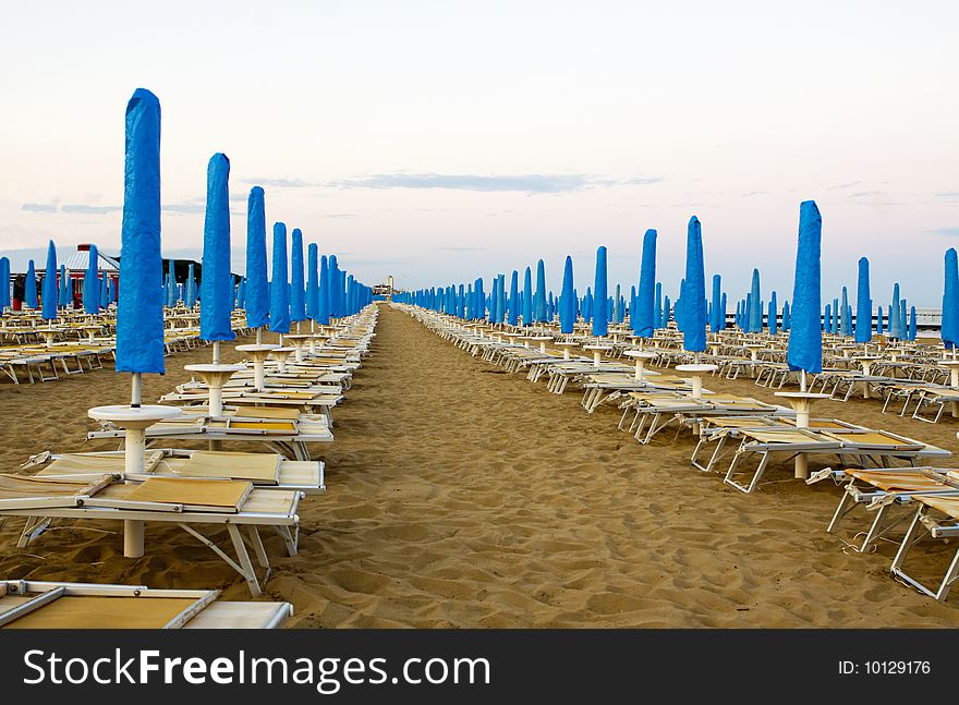 In the Beach row to deckchair in the adria