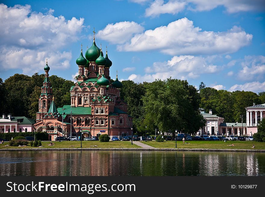 Old mansion in Moscow, Russia