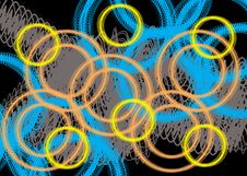 Scribble Rings Stock Photography Scribble Rings Stock Photography