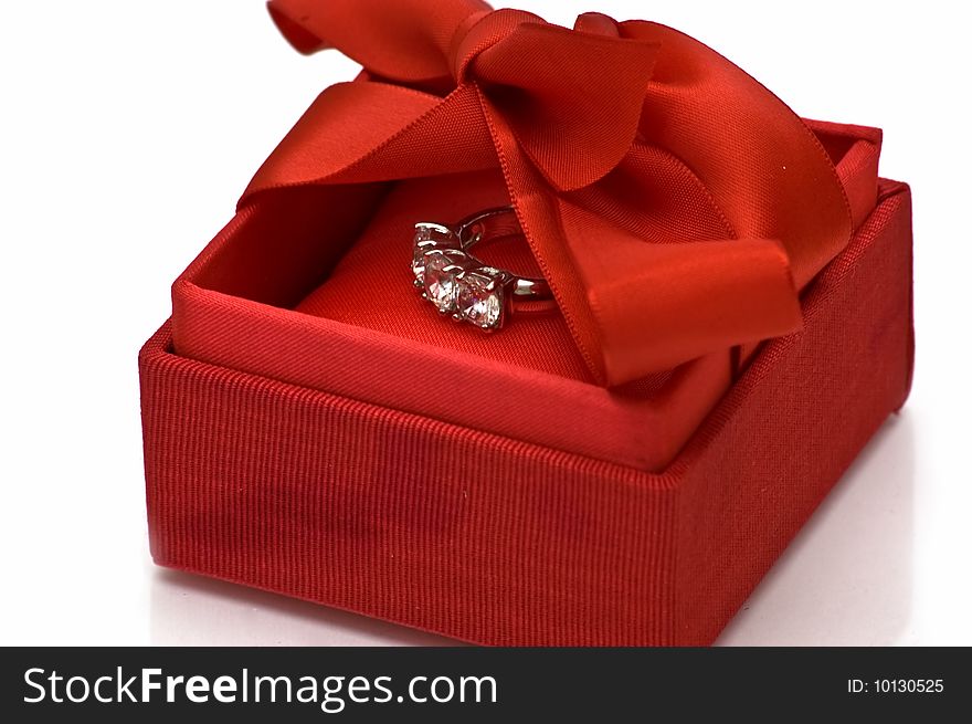 Gift box with ring