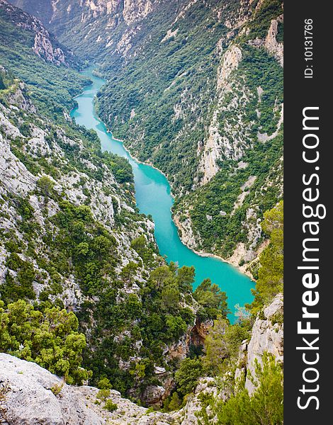 Verdon Gorge in Provence, France