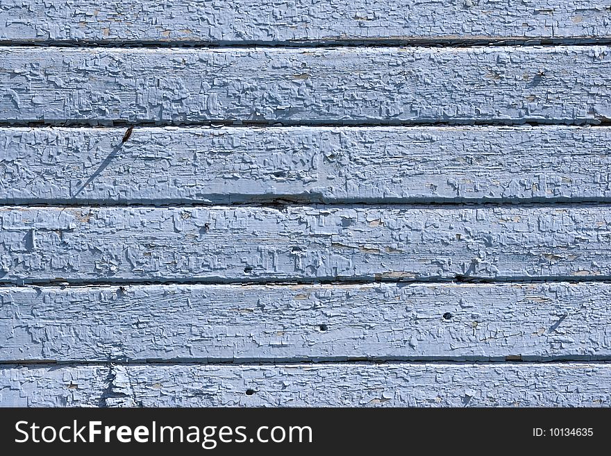 Old paited boards on a wall