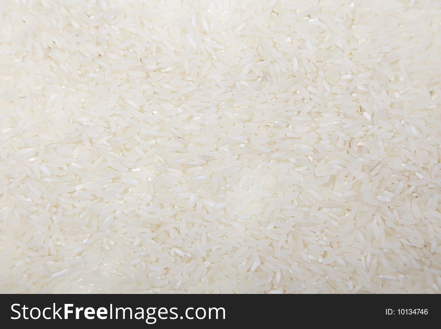 Big rice on white background