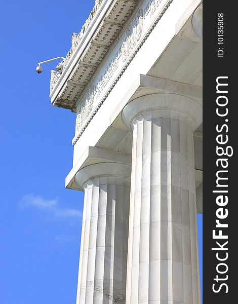 The Lincoln Memorial in the Mall of Washington