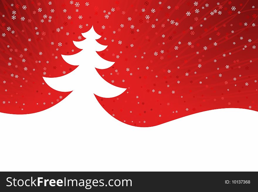 Vecror illustration of Christmas Tree