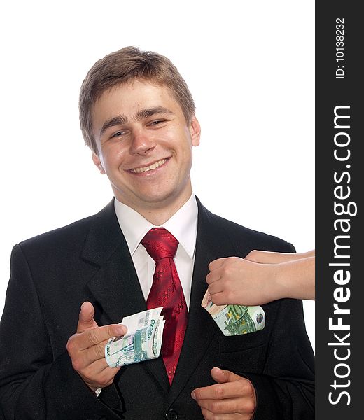 Businessman With Money