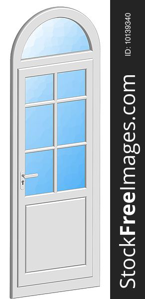 Home door with rippled glass created in Adobe Illustrator. design home. Home door with rippled glass created in Adobe Illustrator. design home