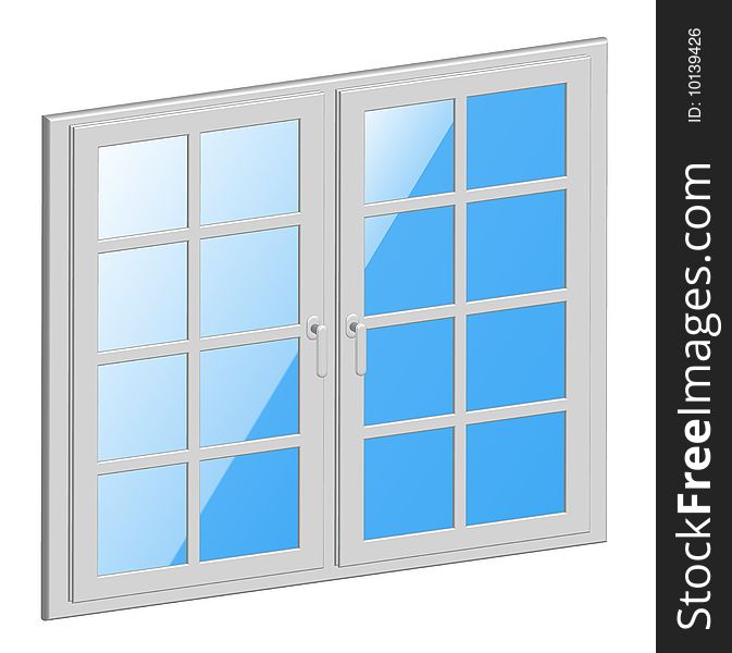Plastic Window created in Adobe Illustrator. design home