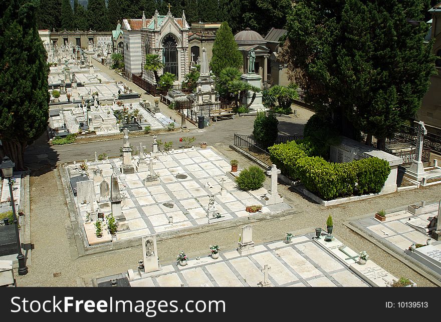 Old cemetery in Florence (Firenze), Italy. Old cemetery in Florence (Firenze), Italy.