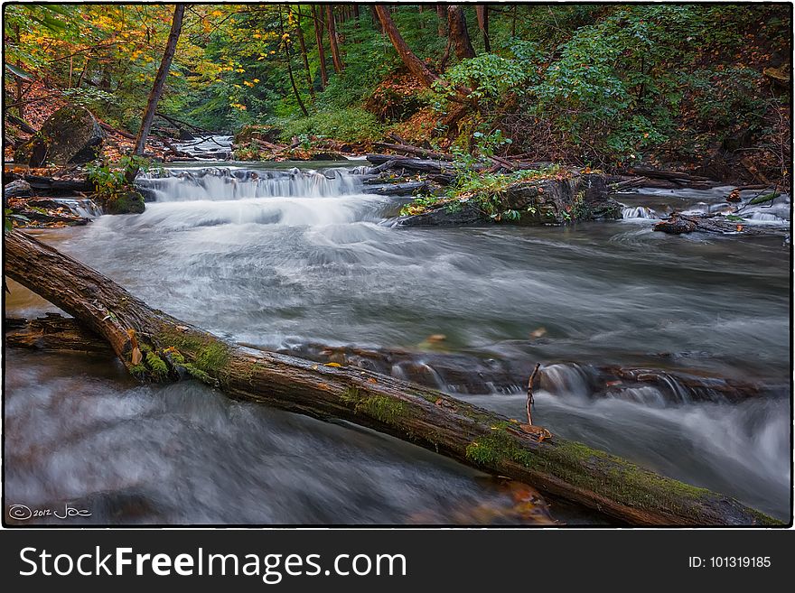 This is Beaverdams Creek, just below DeCew falls in St. Catharines, Ontario. This is Beaverdams Creek, just below DeCew falls in St. Catharines, Ontario.