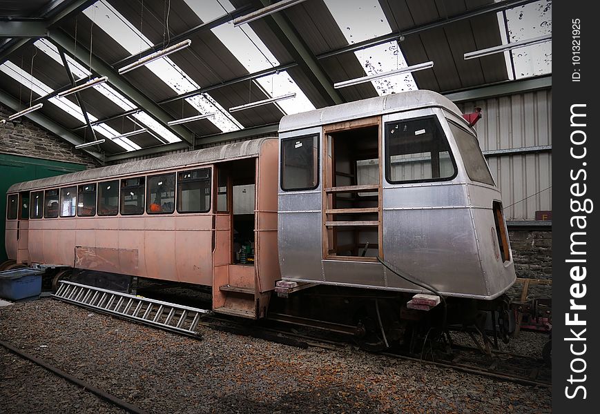 Formerly Donegal train at Douglas Steam Engine sheds, isle of Man