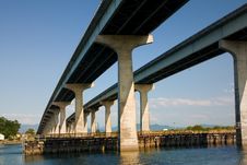 Bridge At Anacortes Island, Washington Stock Photography Bridge At Anacortes Island, Washington Stock Photography