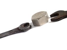 Wrench Tools Over White Royalty Free Stock Photos Wrench Tools Over White Royalty Free Stock Photos