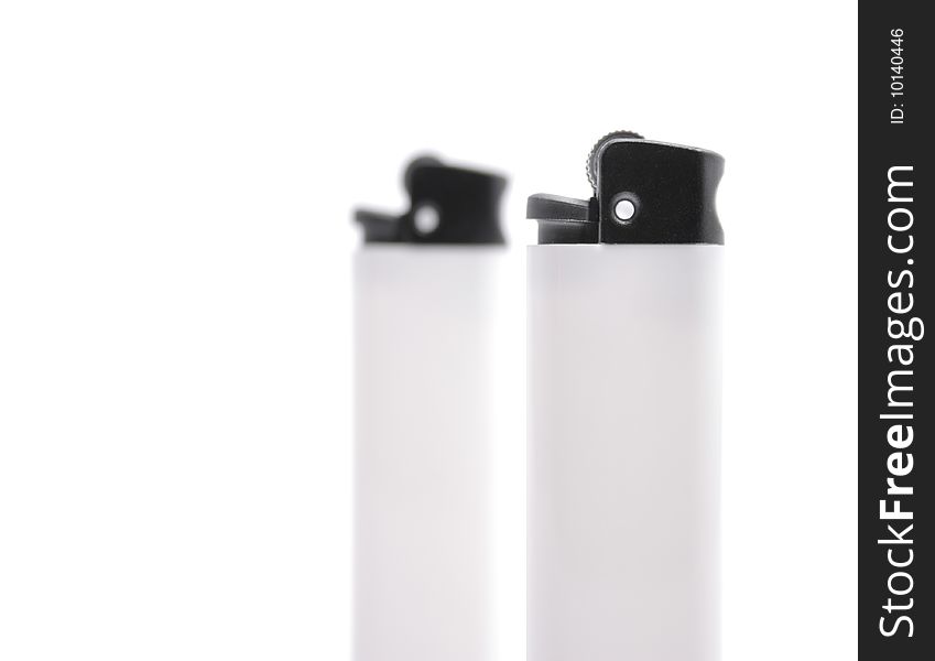 Lighters concept isolated on white