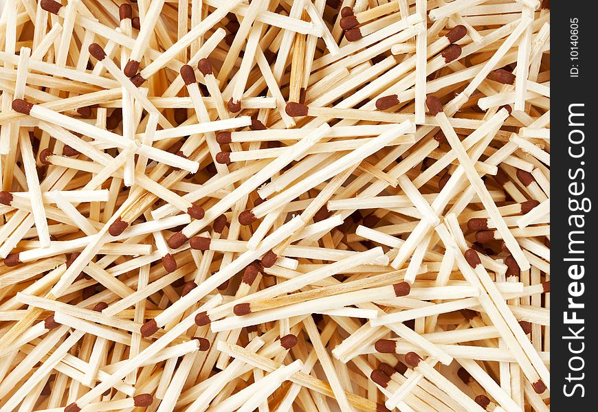 Heap of matches - abstract background. Heap of matches - abstract background