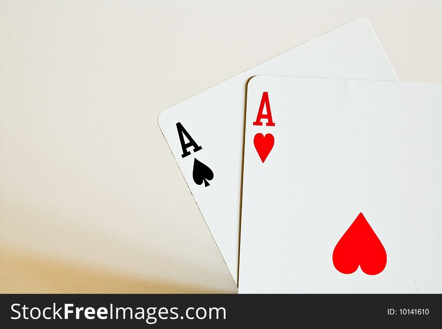 A Pair of Aces, the best starting hand in Poker. A Pair of Aces, the best starting hand in Poker