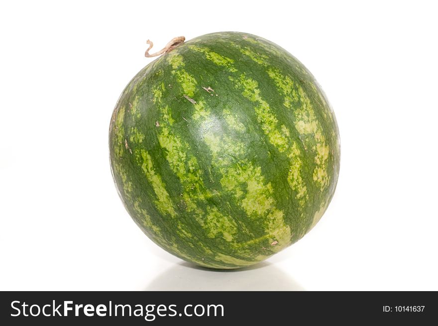 Fresh water melon isolated on a white background. Fresh water melon isolated on a white background
