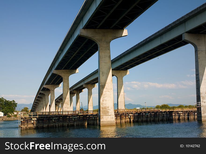 Bridge At Anacortes Island, Washington