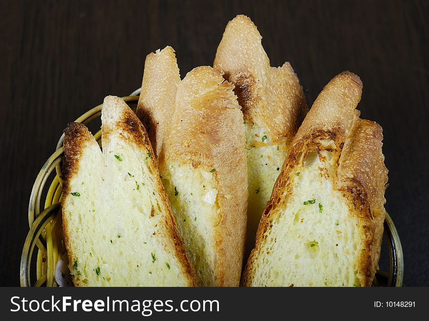 Garlic Bread with butter and herbs