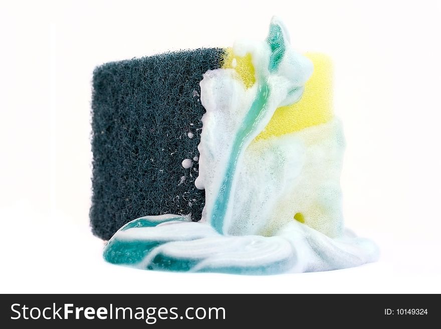 Dishwashing sponge