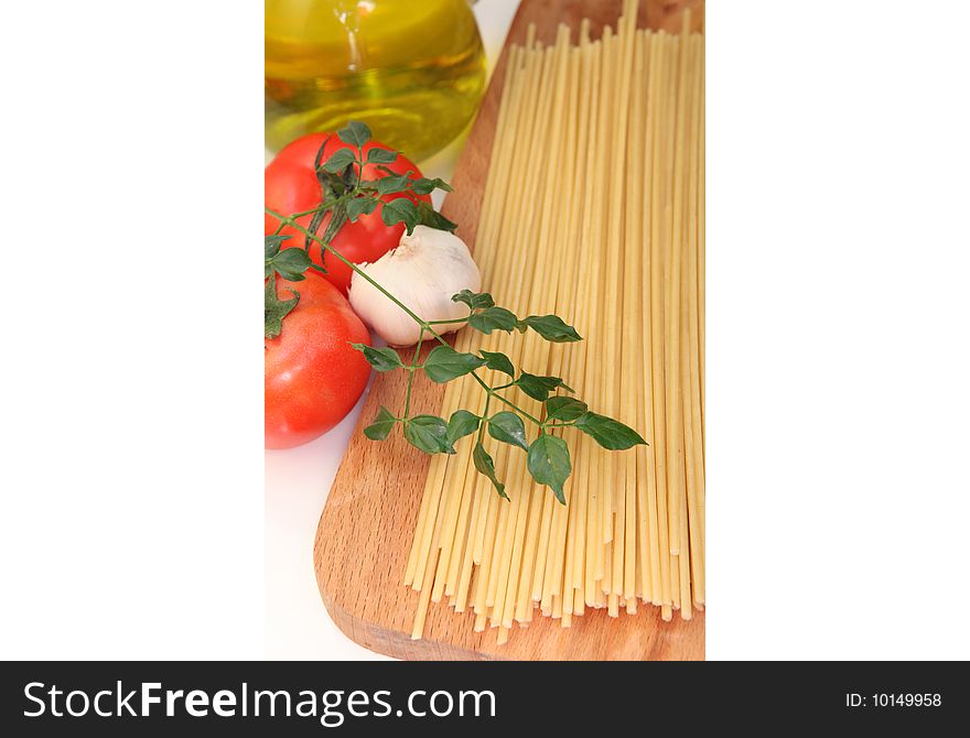 Cooking with italian ingredients closeup. Cooking with italian ingredients closeup