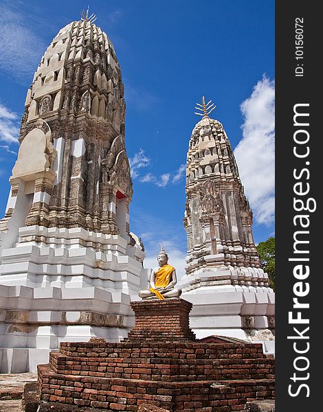 Taken in Wat Phra Sri Mahathat, Ratchaburi province, Thailand. Taken in Wat Phra Sri Mahathat, Ratchaburi province, Thailand