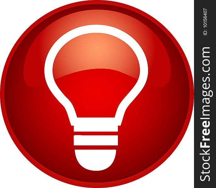 Red Bulb Button