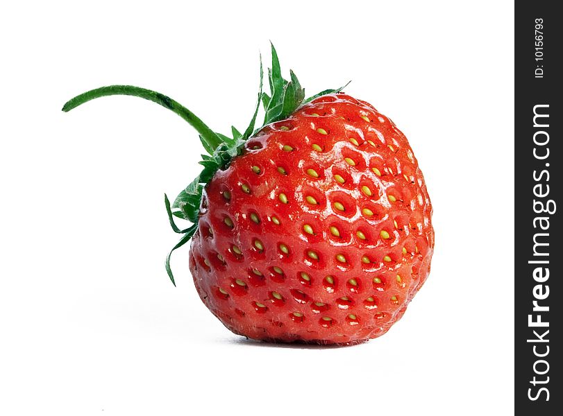 Strawberry berry on a white background