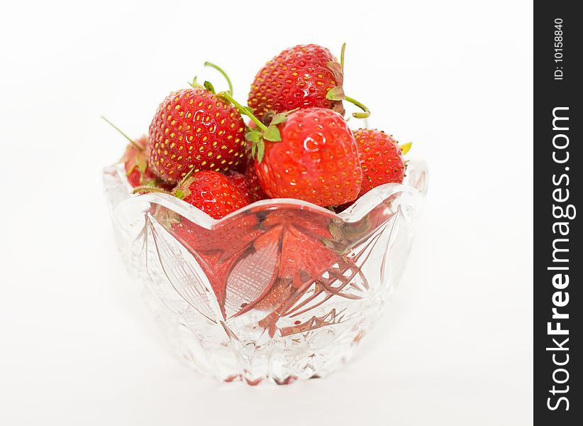 Vase berries of the strawberries. Vase berries of the strawberries