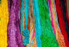 Colourful Scarves Royalty Free Stock Photography