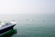 Boat On A Lake Royalty Free Stock Image Boat On A Lake Royalty Free Stock Image