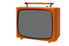 Old Television Stock Photography