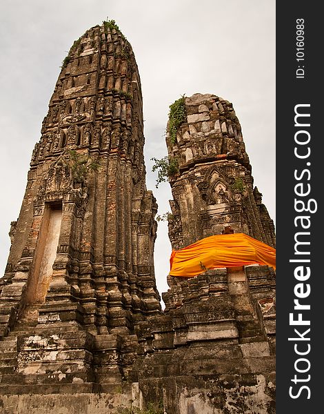 Ruin pagoda in Ratchaburi province, Thailand. Ruin pagoda in Ratchaburi province, Thailand