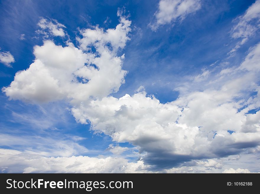 Natural background of cloudy sky. Natural background of cloudy sky