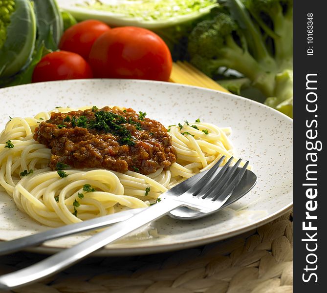 Spaghetti With Minced Meat