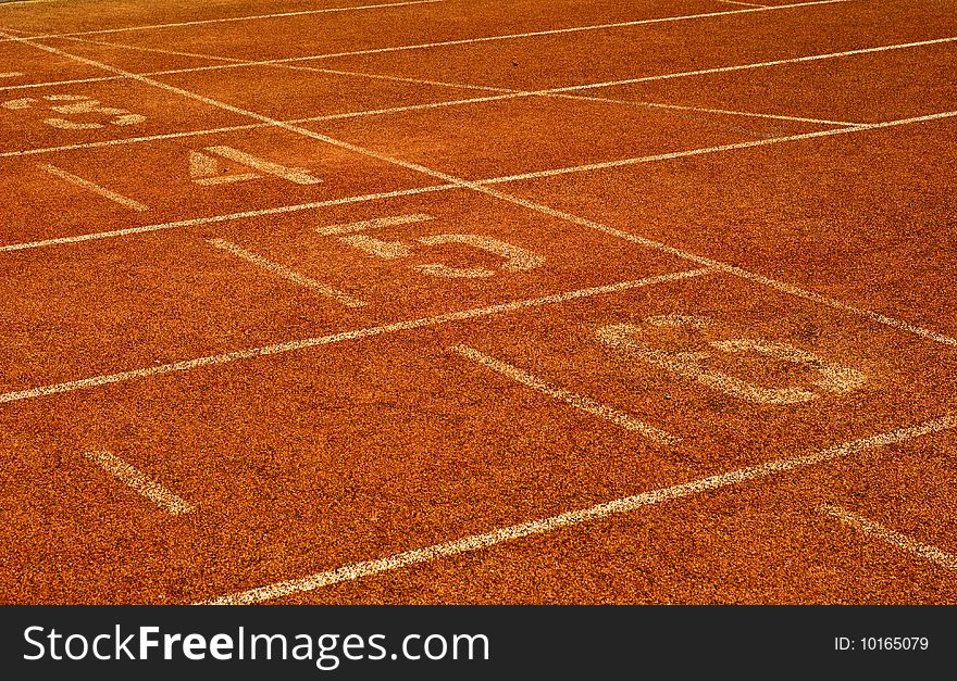 Perspective of the running track