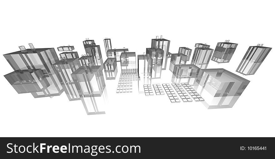 Glass cubes background, ready to use for designers and publishers.