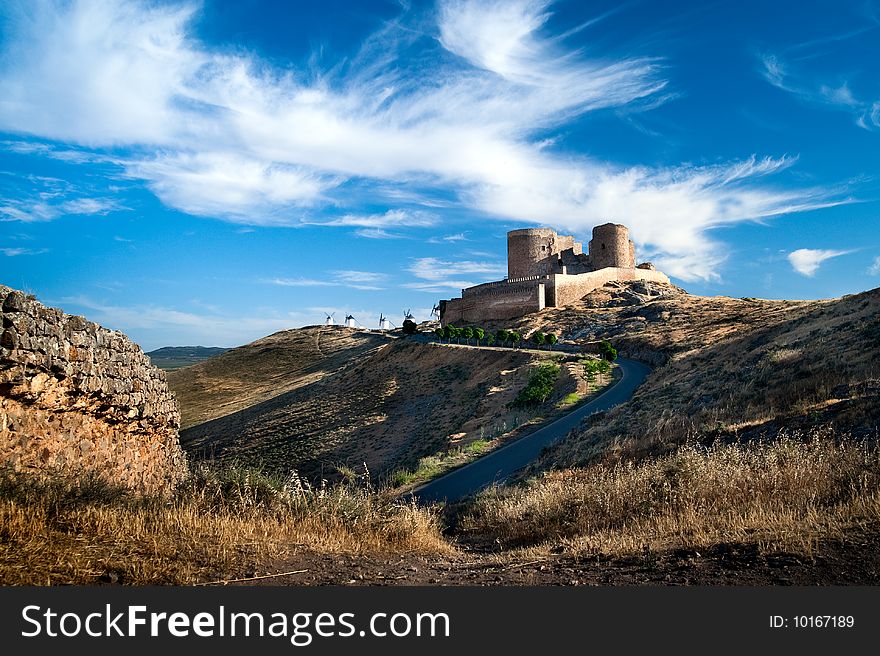 Castle at La Mancha. Spain. Castle at La Mancha. Spain