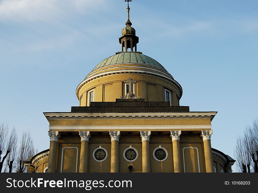 Saint John Vianney church in Poznan Poland