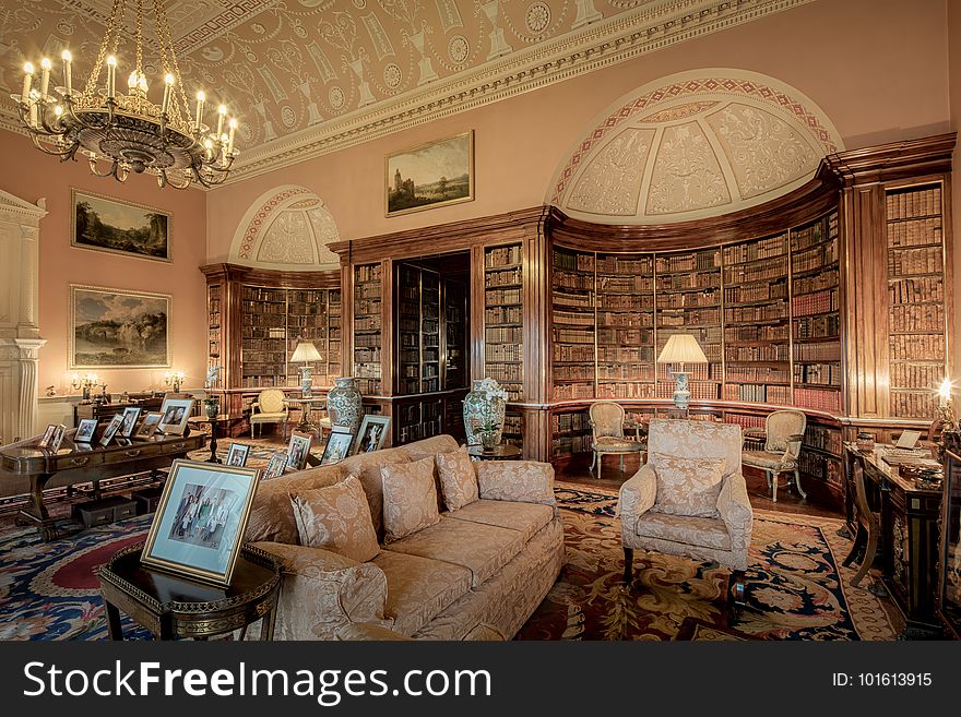 Harewood House The Main Library