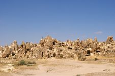 The View Of Cappadocia, Goreme, Turkey Royalty Free Stock Image The View Of Cappadocia, Goreme, Turkey Royalty Free Stock Image