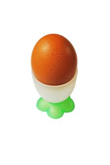 Egg In Eggcup Royalty Free Stock Photography Egg In Eggcup Royalty Free Stock Photography