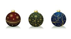 Xmas Balls Stock Photo