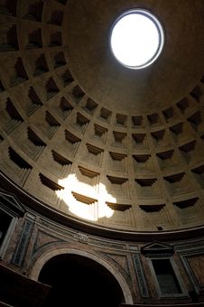 The Dome Of The Pantheon Stock Photography The Dome Of The Pantheon Stock Photography
