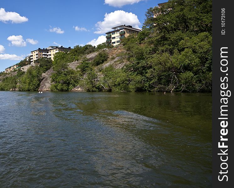 Water Landscape, In Stockholm,Sweden