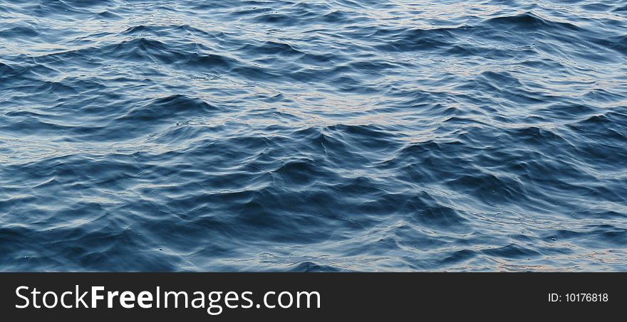 Waves on the surface of reservoir